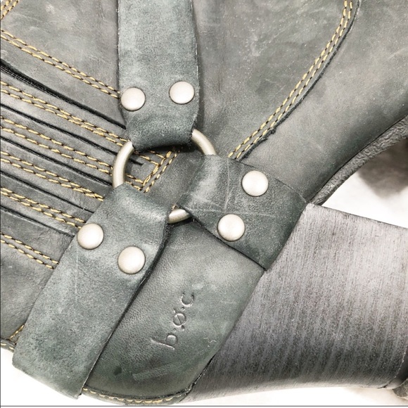 BOC leather stacked heel bootie - Picture 3 of 8